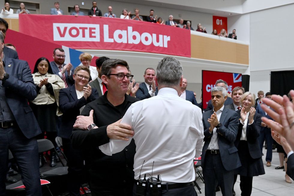 Andy Burnham and Keir Starmer