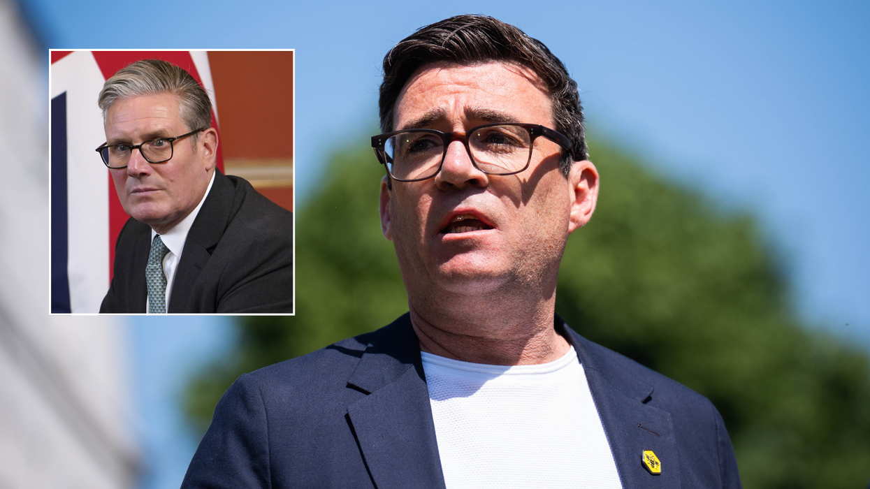 Andy Burnham and Keir Starmer