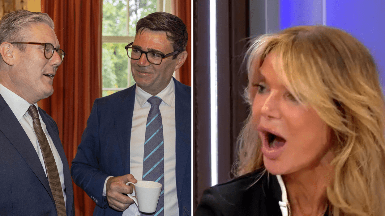 Andy Burnham and Sir Keir Starmer; Lizzie Cundy