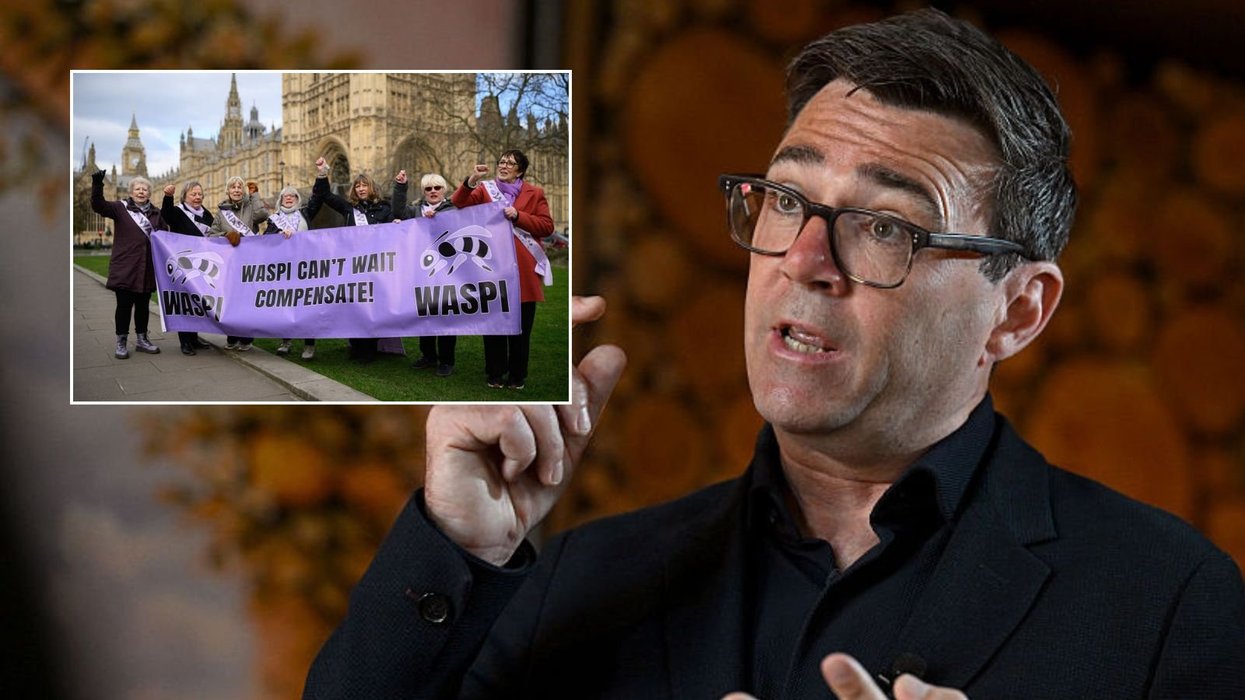 Andy Burnham and Waspi campaign
