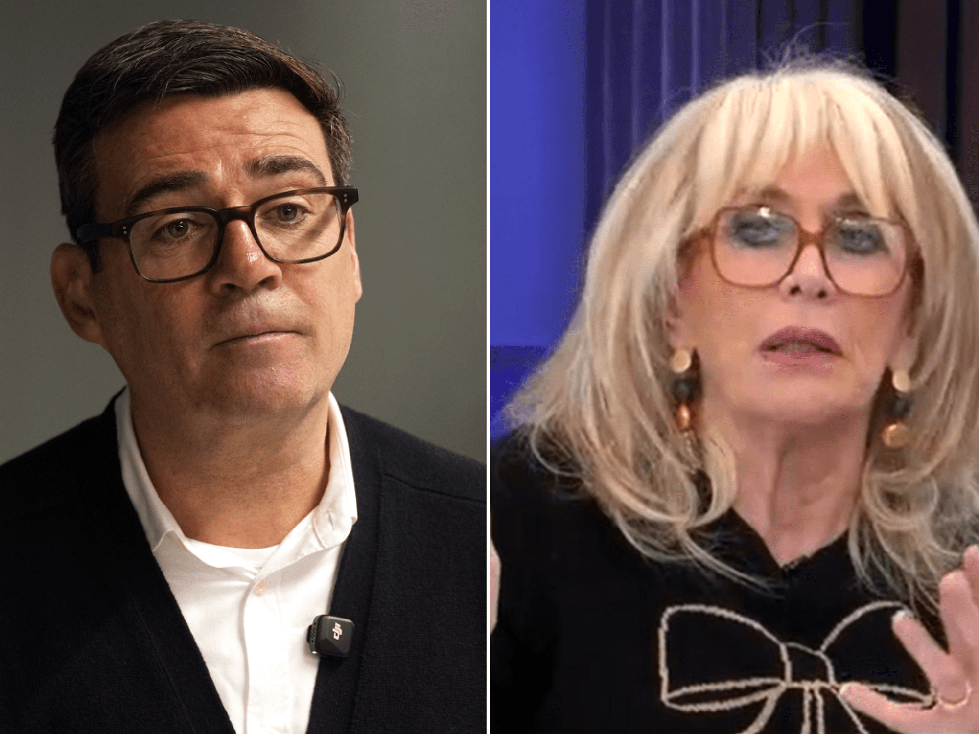 Andy Burnham; Carole Malone