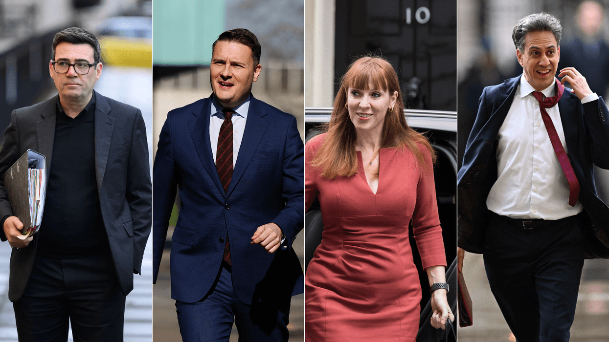 Andy Burnham, Wes Streeting, Angela Rayner, and Ed Miliband