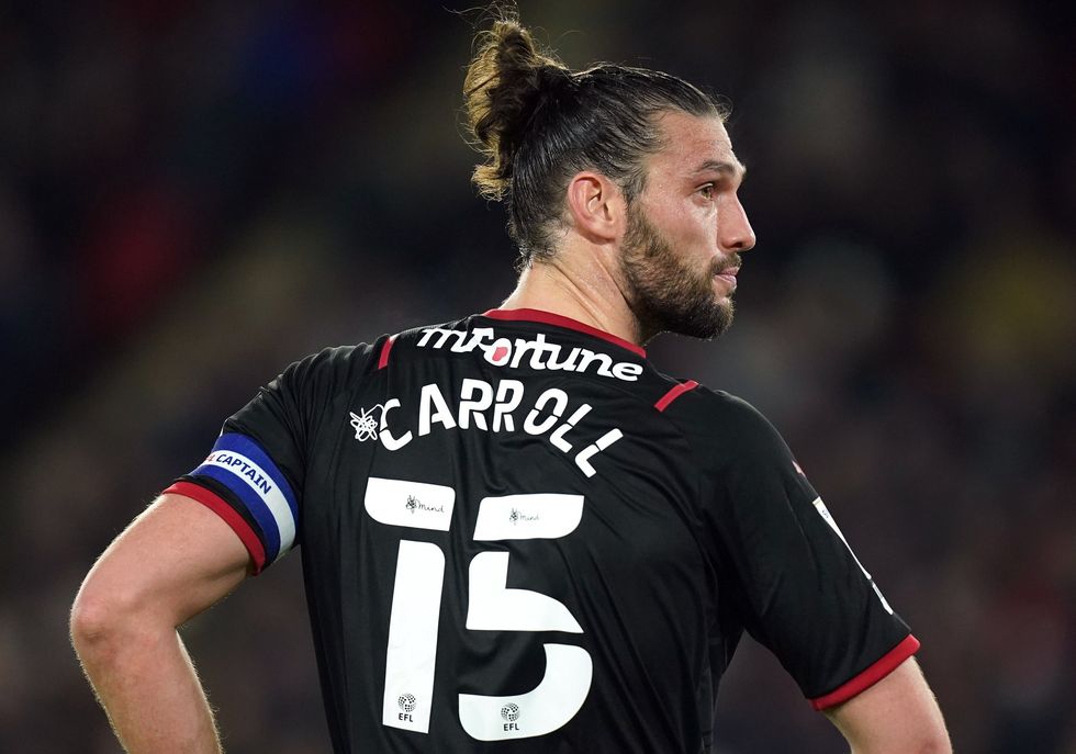 Andy Carroll has played for several clubs including West Brom, Reading and Liverpool