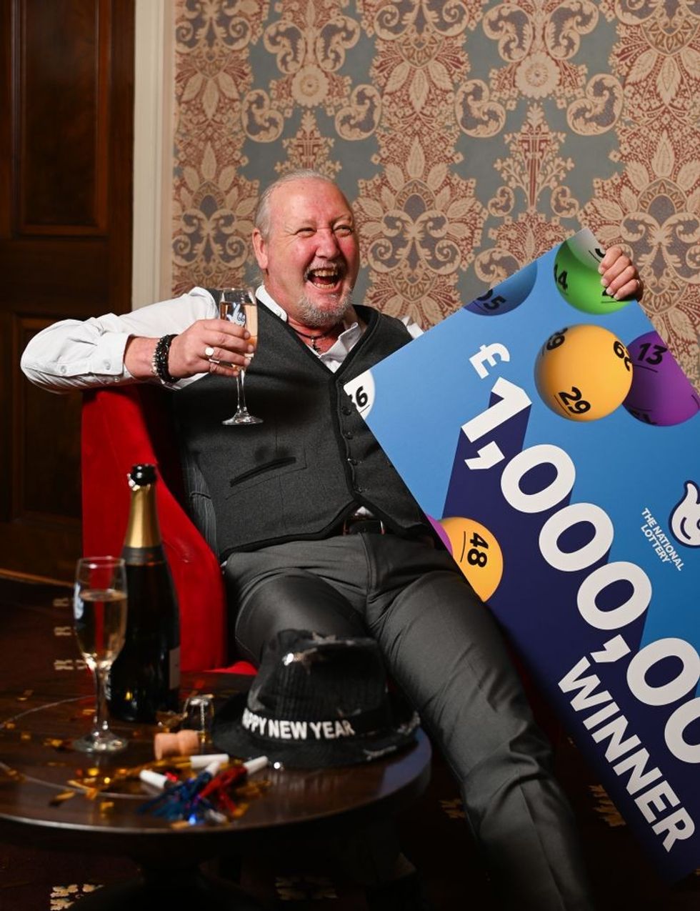Andy Hornsby won \u00a31million