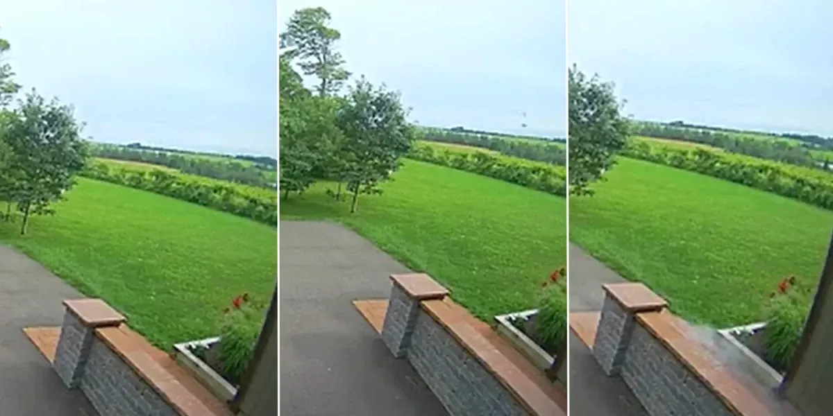 NextImg:Ring doorbell footage captures rare moment meteorite strikes just inches from house