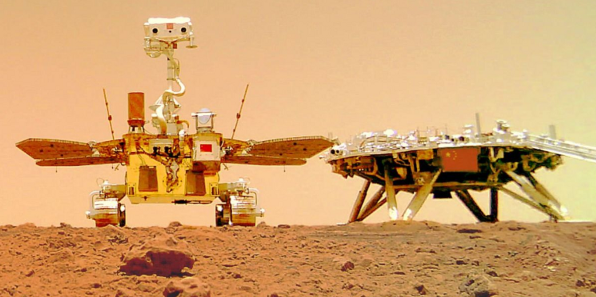 NextImg:Space breakthrough as Chinese Rover finds evidence of beaches on Mars as Red Planet had a warmer climate and vast ocean