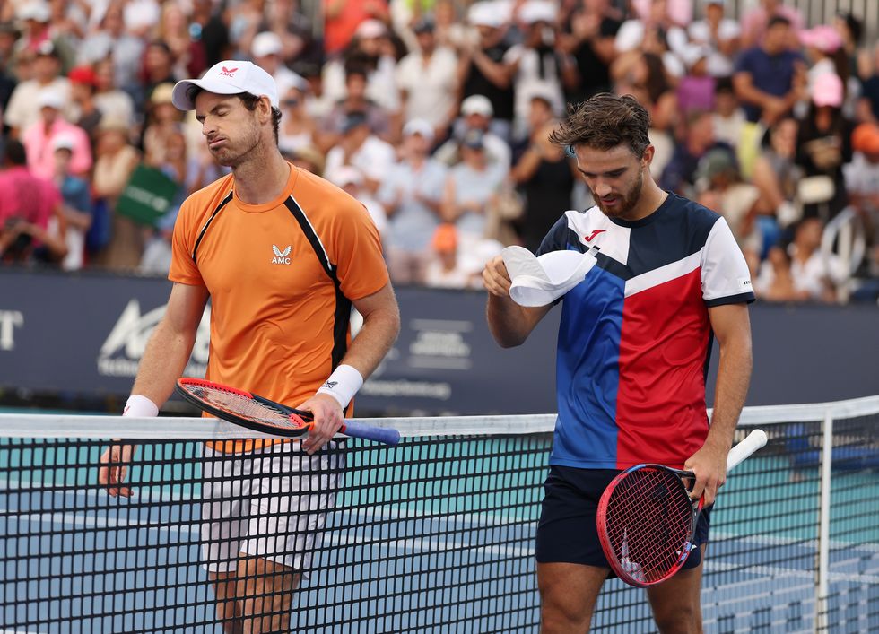 Andy Murray and Tomas Machac