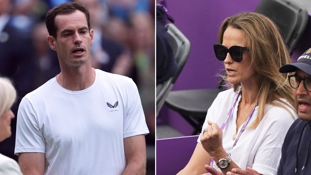 Andy Murray and wife Kim