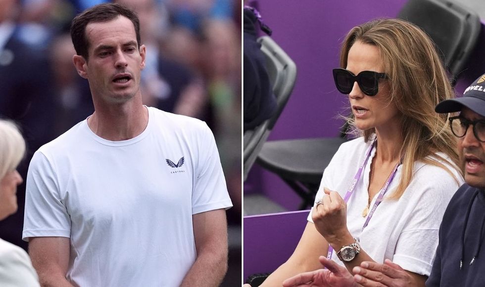 Andy Murray and wife Kim