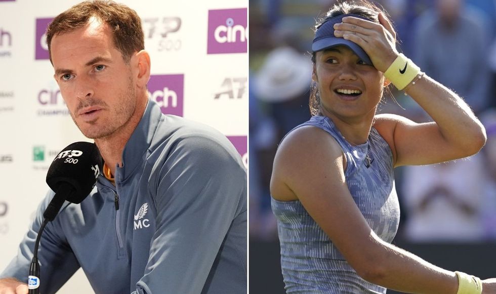 Andy Murray Emma Raducanu