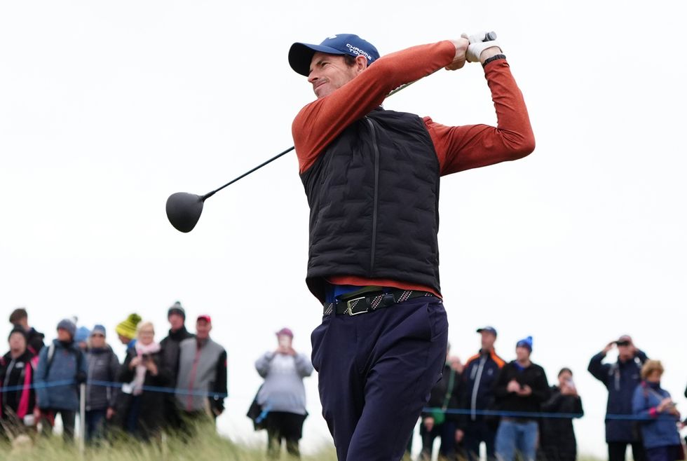 Andy Murray has since taken up golf after retiring from tennis