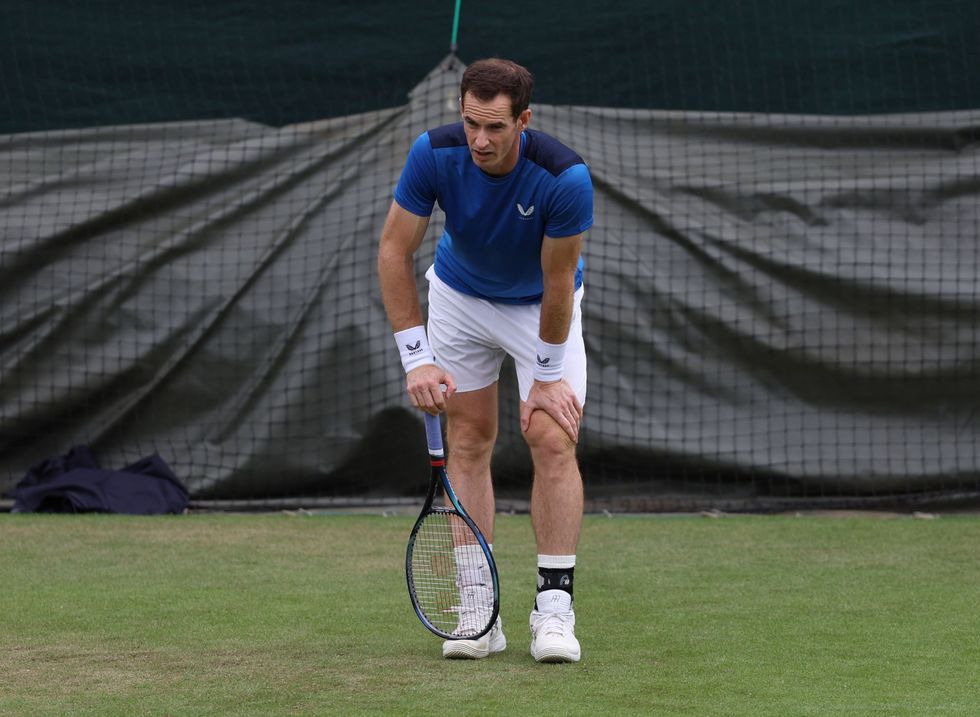 Andy Murray is also playing in the men's doubles