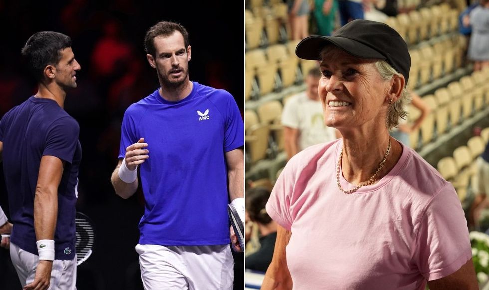 Andy Murray Judy Murray Novak Djokovic