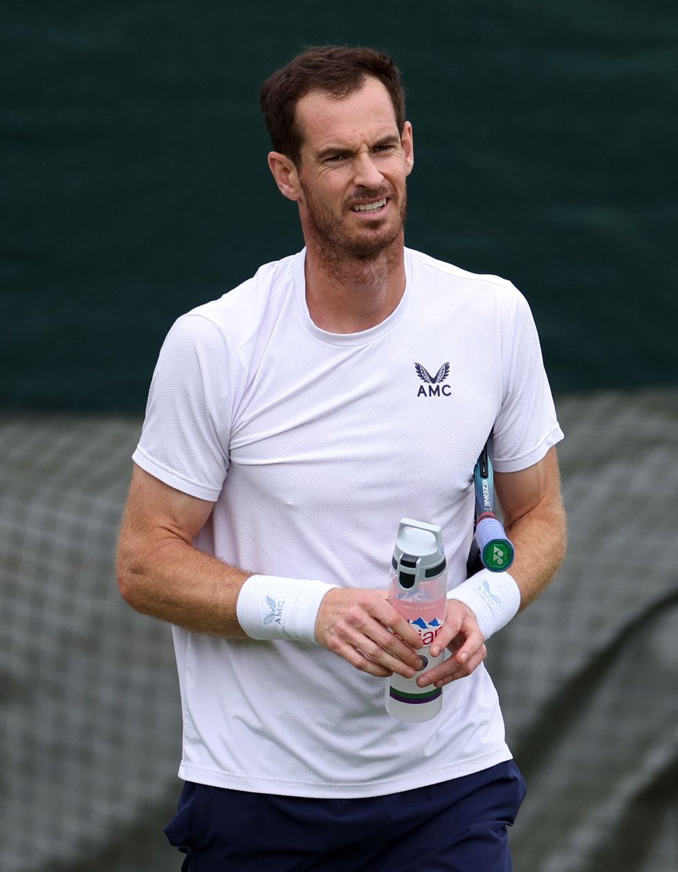 Andy Murray practiced with Kyle Edmund