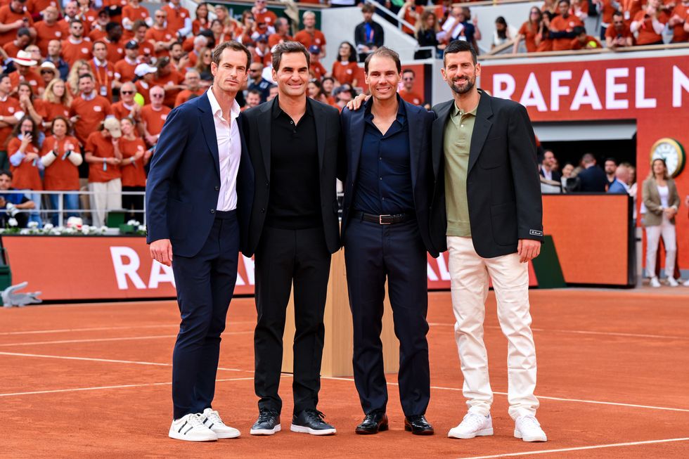 Andy Murray, Roger Federer, Rafael Nadal, Novak Djokovic