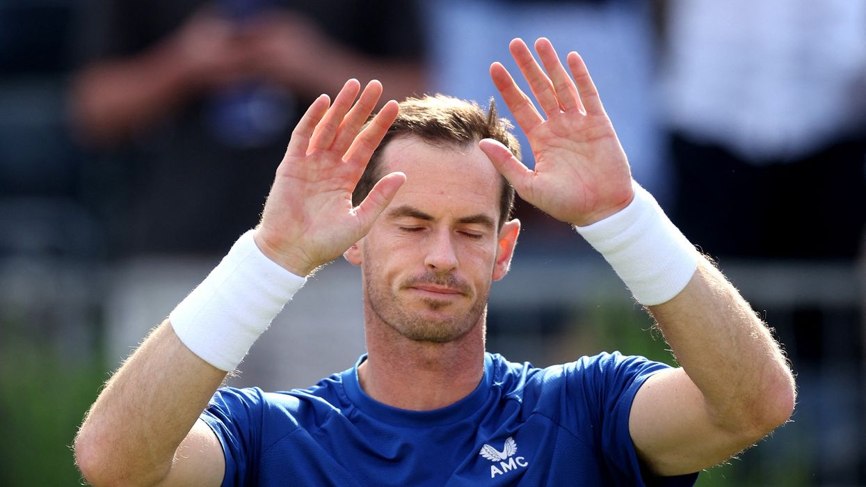 Andy Murray was forced to pull out of his match against Jordan Thompson