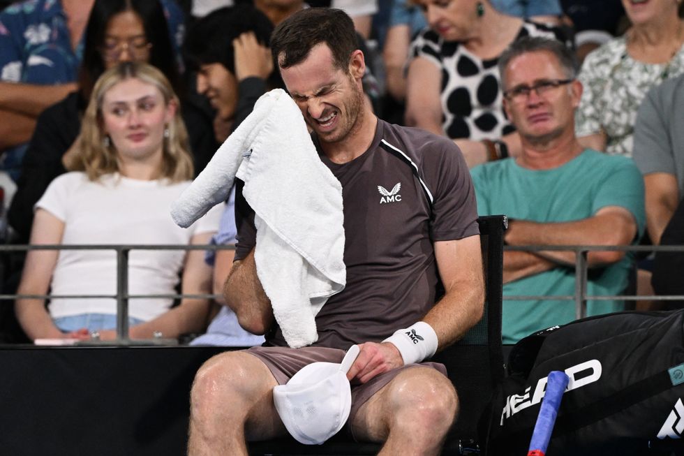Andy Murray was knocked out of the Brisbane International