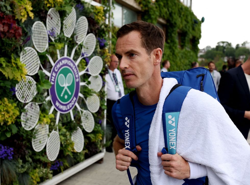 Andy Murray withdrew from the singles draw on Tuesday morning