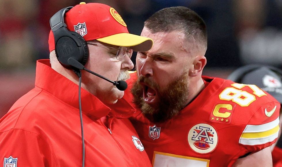Andy Reid and Travis Kelce