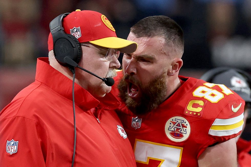 Andy Reid and Travis Kelce