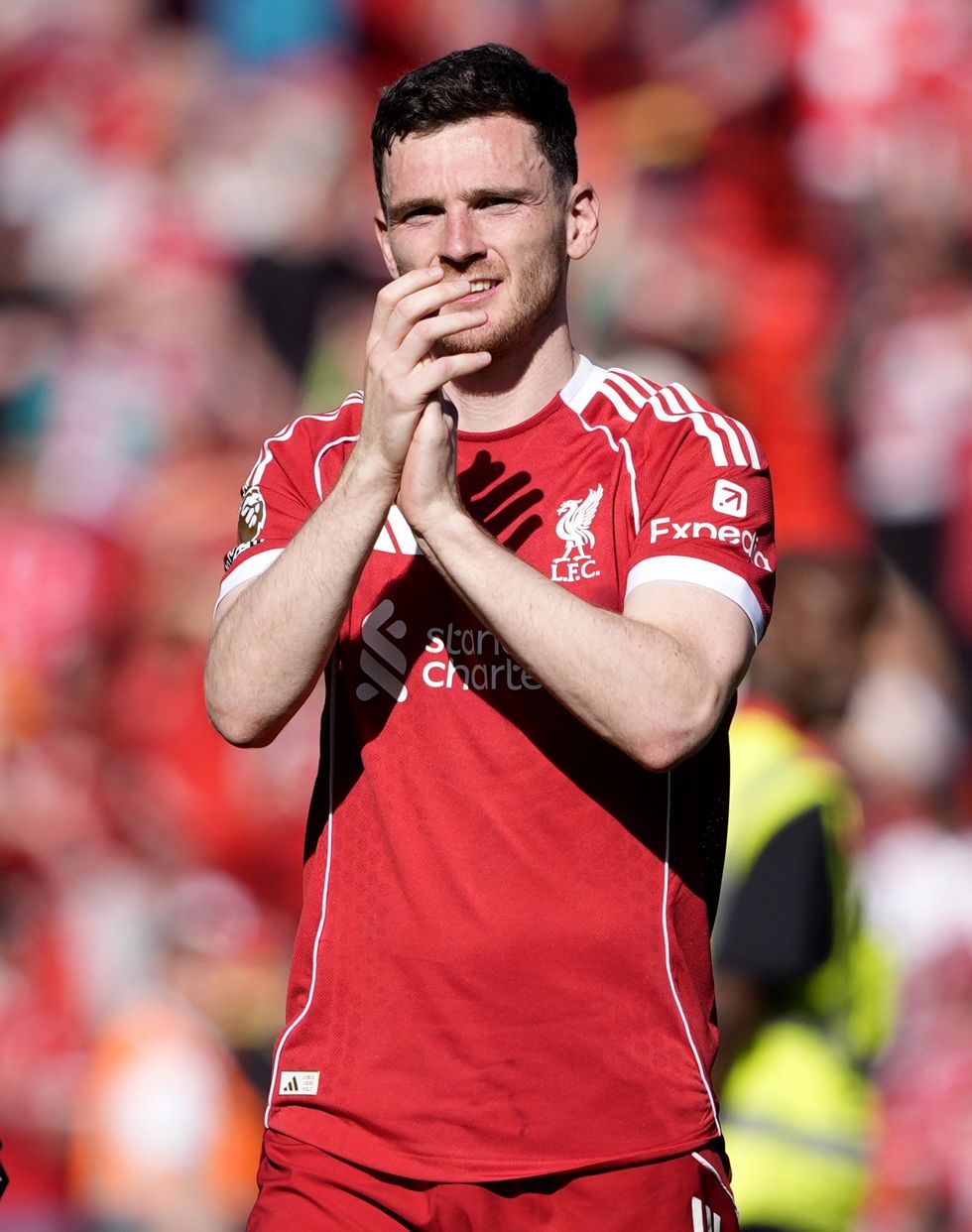 Andy Robertson is also departing Liverpool at the end of the campaign