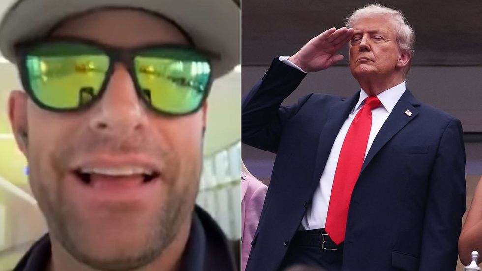 Andy Roddick Donald Trump US Open