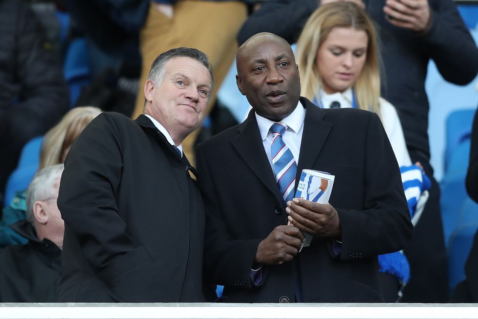 Andy Sinton, 59, is recovering in hospital after suffering a heart attack