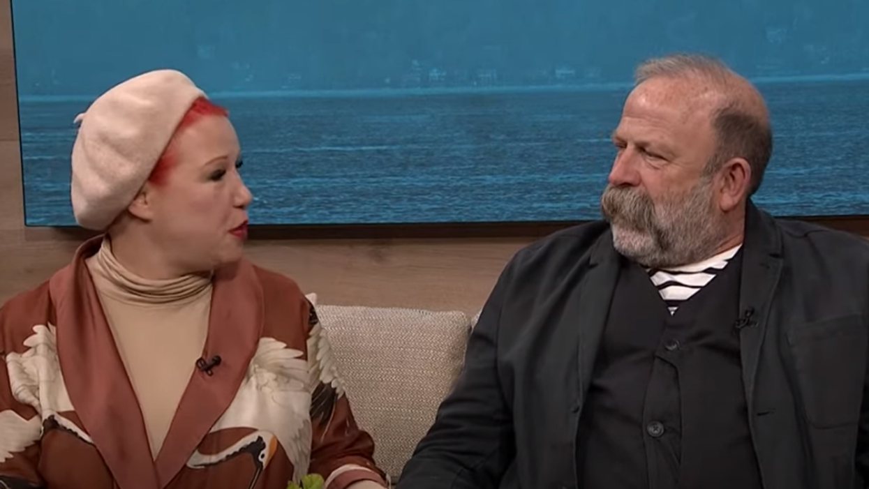 Angel Adoree and Dick Strawbridge