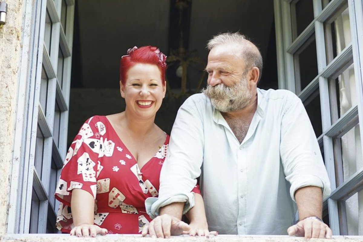 Angel Adoree and Dick Strawbridge