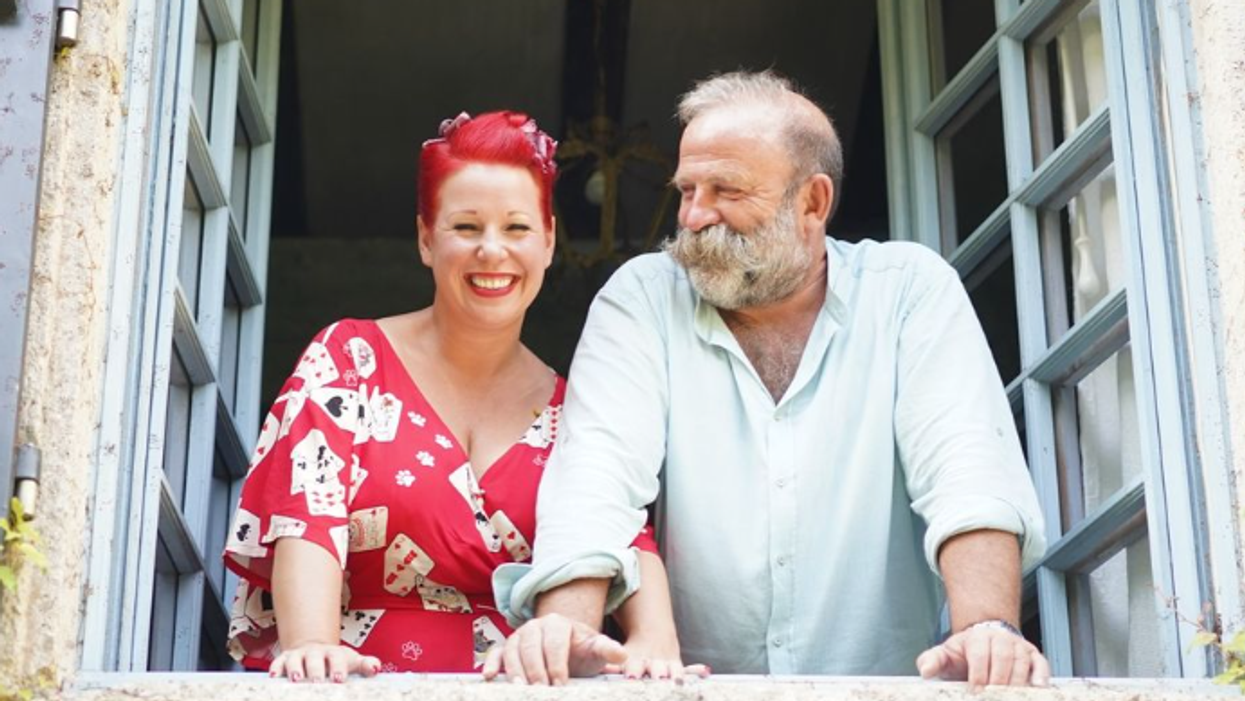 Angel Adoree and Dick Strawbridge