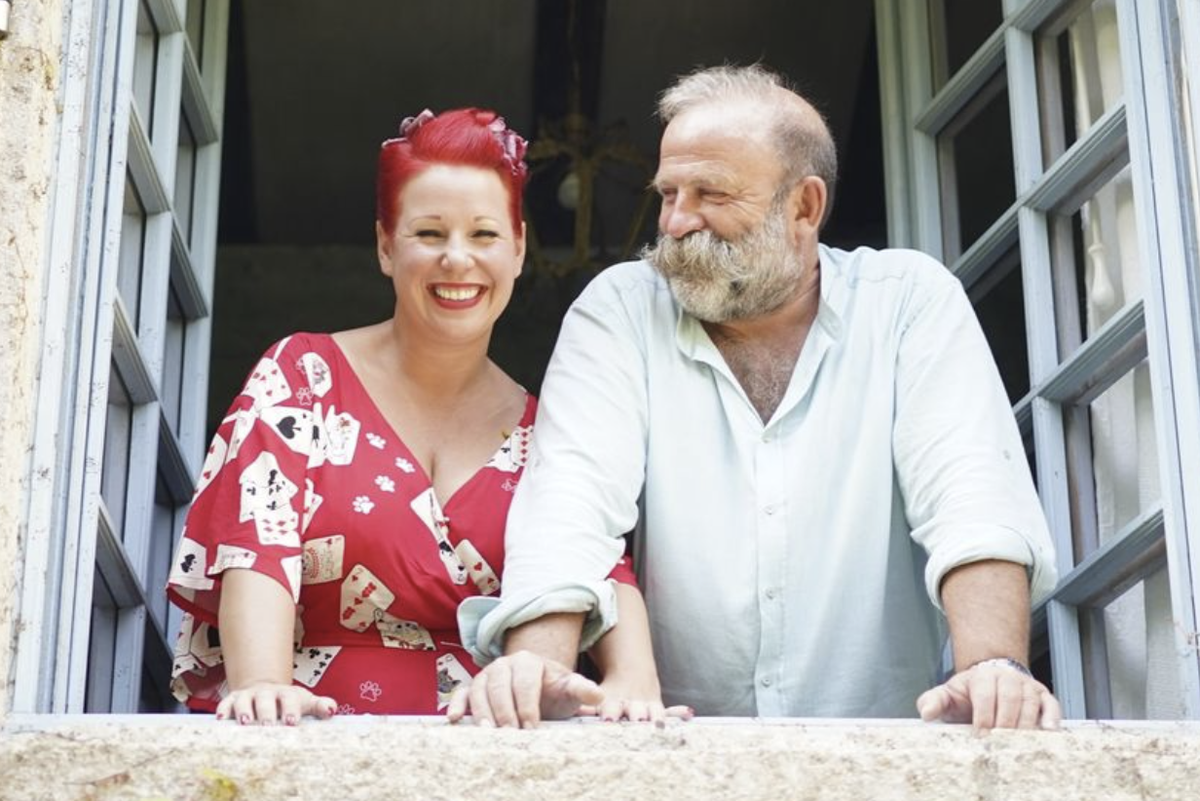 Angel Adoree and Dick Strawbridge