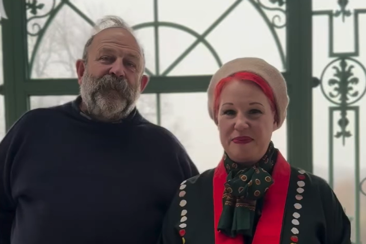 Angel Adoree and Dick Strawbridge