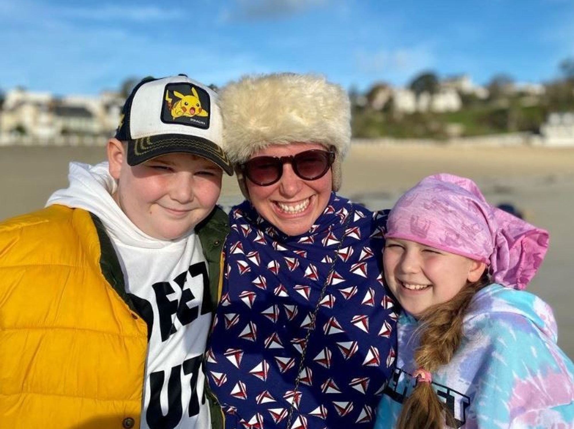 Angel Adoree and her two children