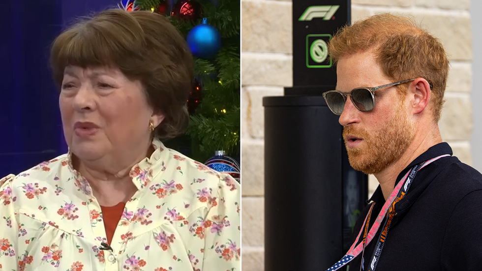 Angela Levin and Prince Harry