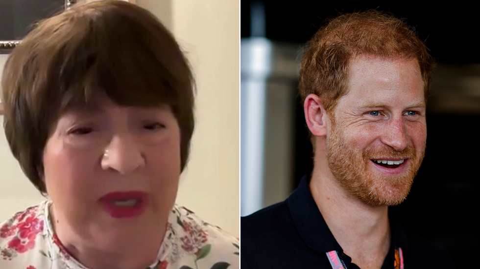 Angela Levin and Prince Harry