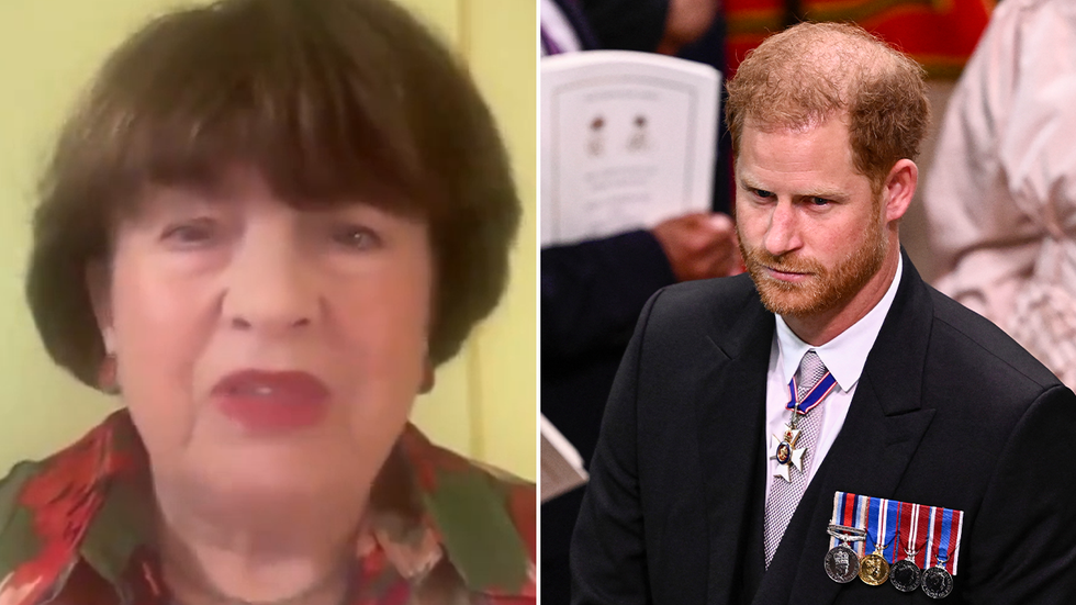 Angela Levin and Prince Harry