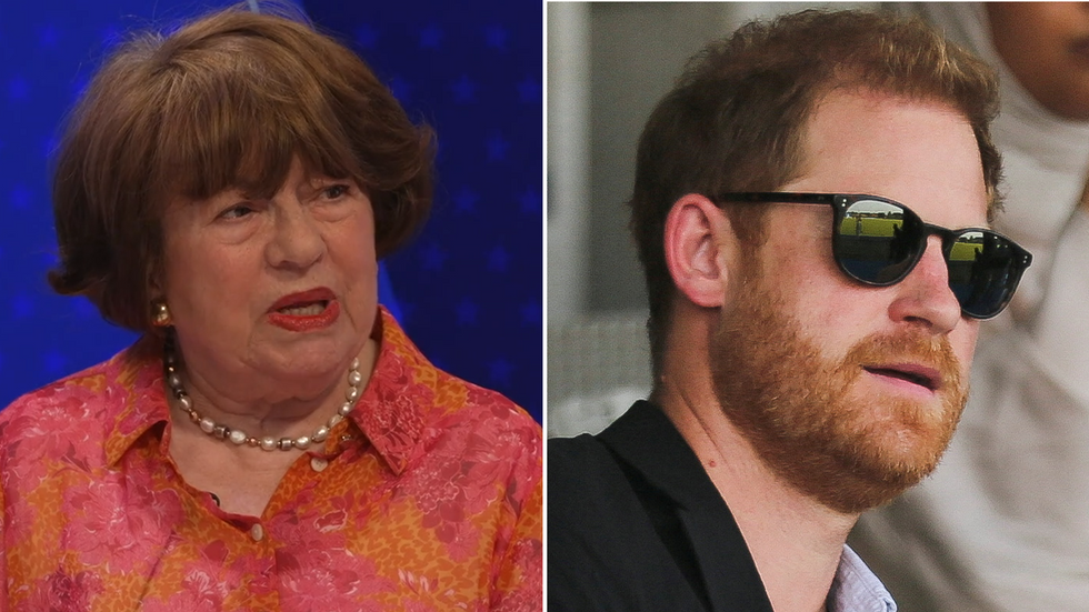 Angela Levin and Prince Harry