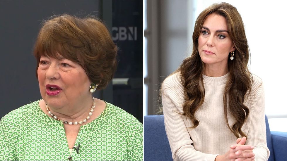 Angela Levin and Princess Kate