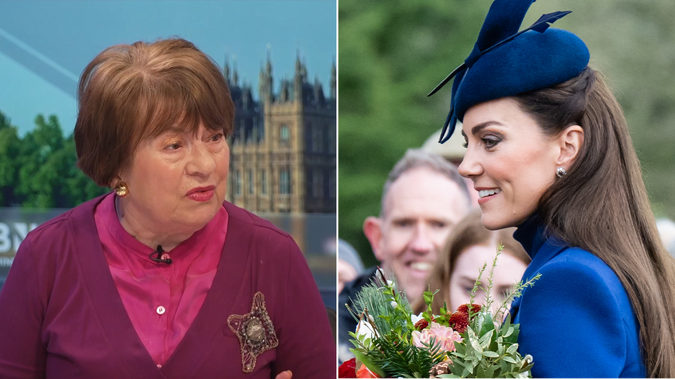 Angela Levin and Princess Kate