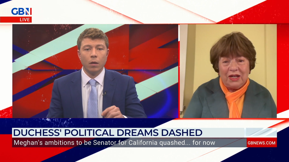 Angela Levin appears on GB News