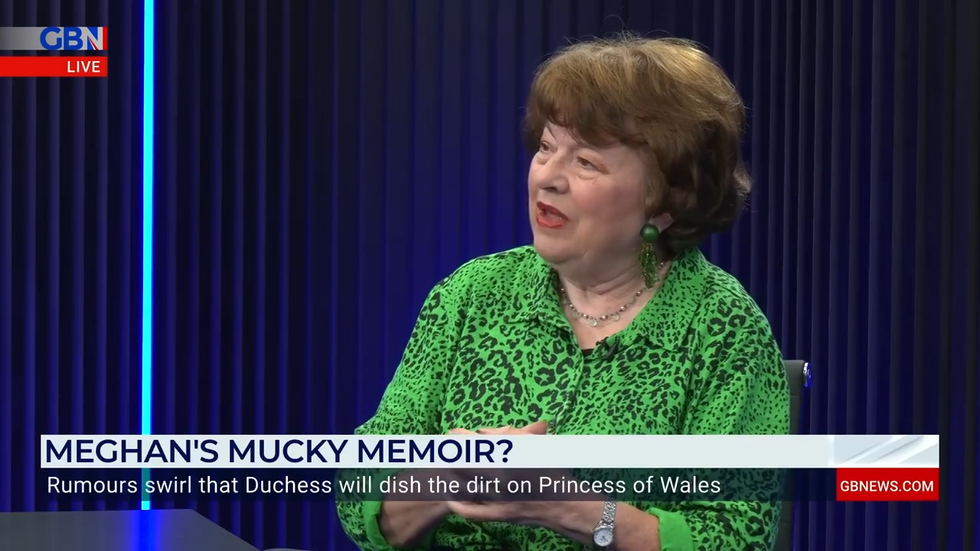 Angela Levin appears on GB News