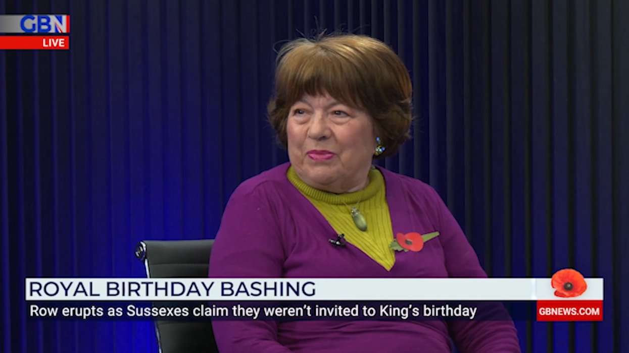 Angela Levin appears on GB News