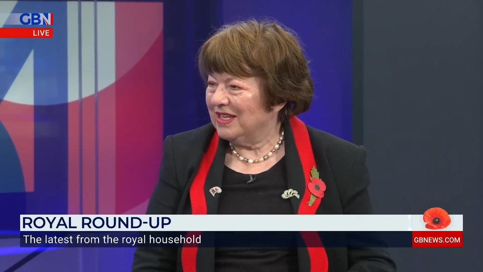 Angela Levin appears on GB News