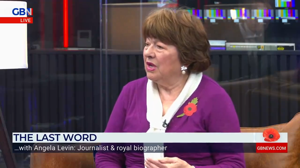 Angela Levin appears on GB News