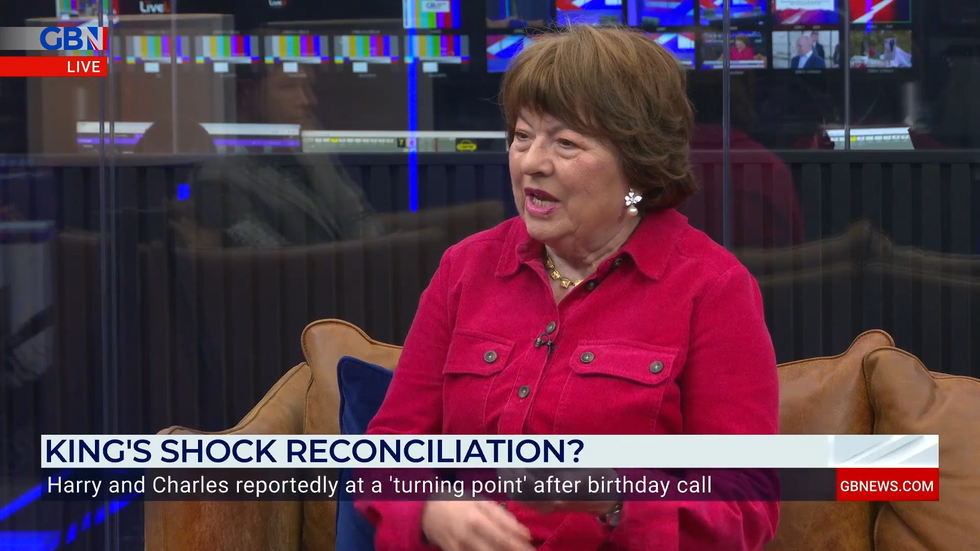 Angela Levin appears on GB News