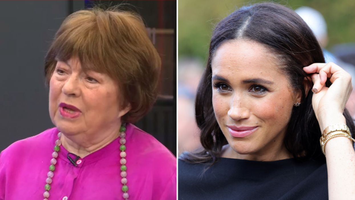‘Free speech for small children!’ Angela Levin rages at ‘very cruel’ Meghan Markle over ‘gag order request’