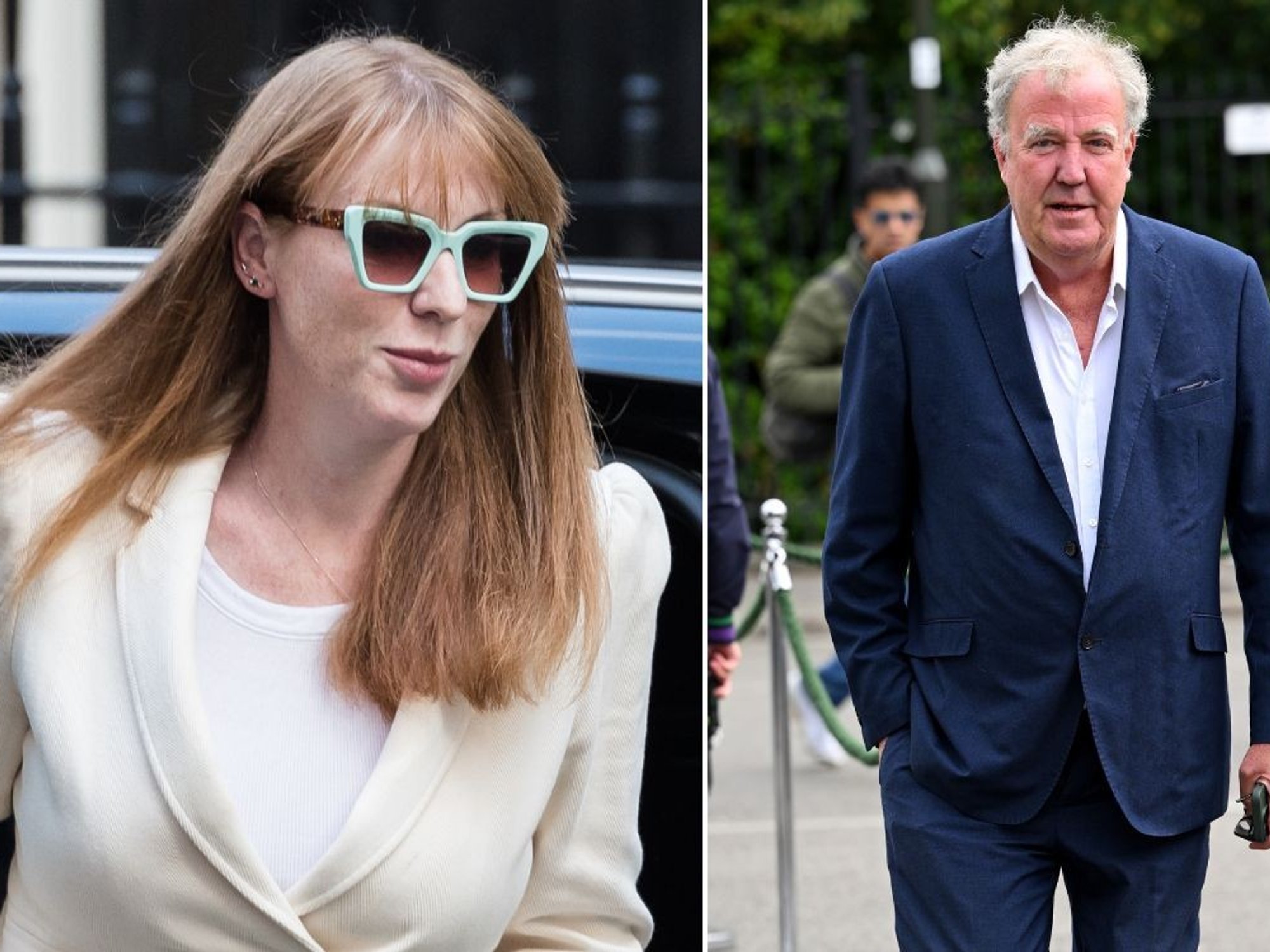 Angela Rayner and Jeremy Clarkson