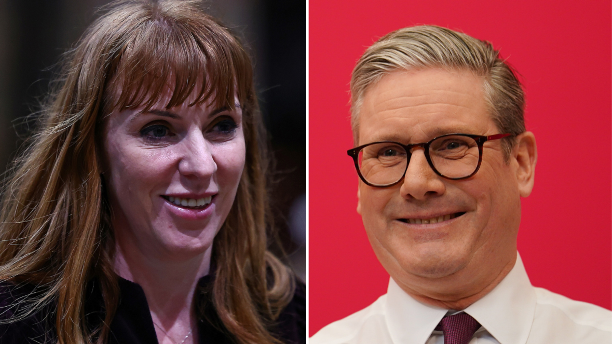 Angela Rayner and Keir Starmer