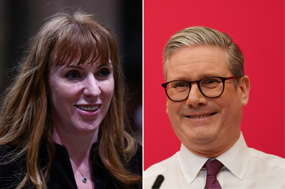 Angela Rayner and Keir Starmer