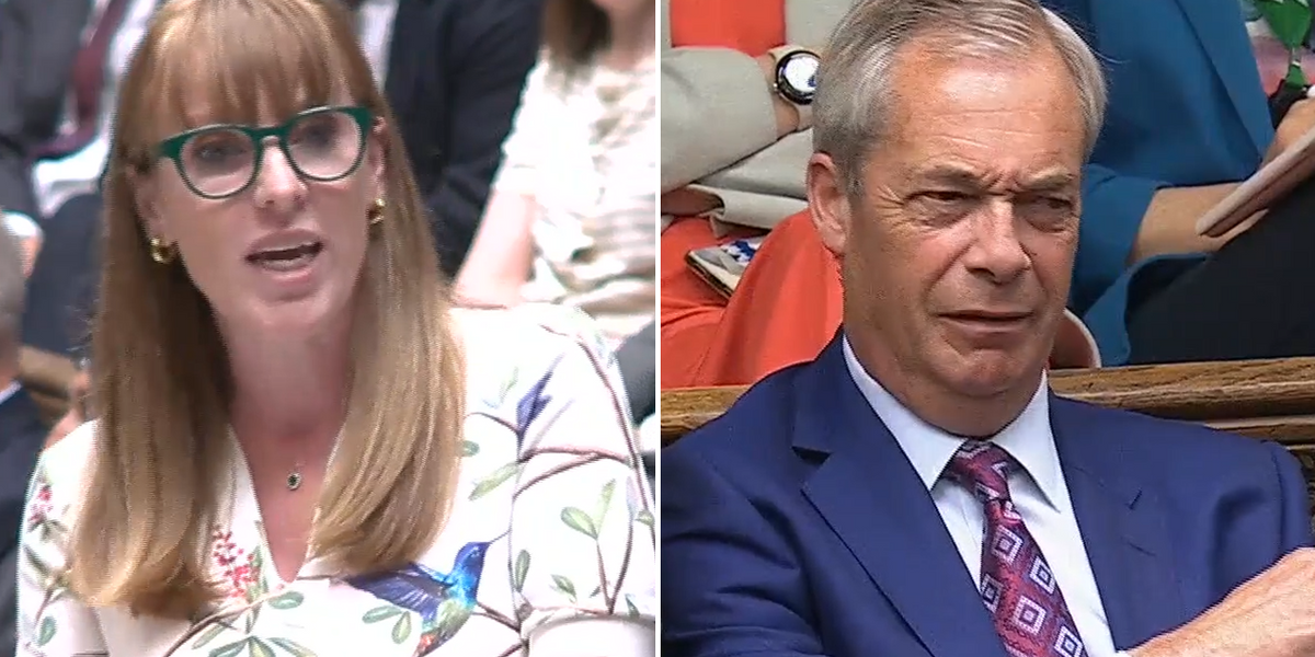 NextImg:Nigel Farage targeted AGAIN by Angela Rayner as deputy PM takes bizarre swipe at Reform UK leader